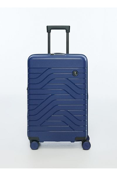 Bric's Brics Blauer Unisex-Hartschalenkoffer - Mit Abzieher, Ulisse Trly Exp.65 cm B1Y08427.050