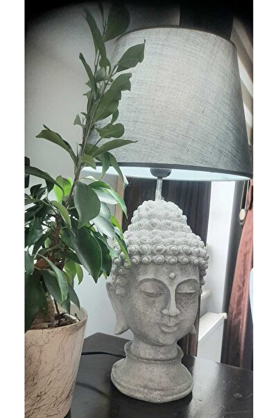 HAND DEKOR Dekoratif Büyük Boy Budha Aydınlatma Abajur Heykel Biblo