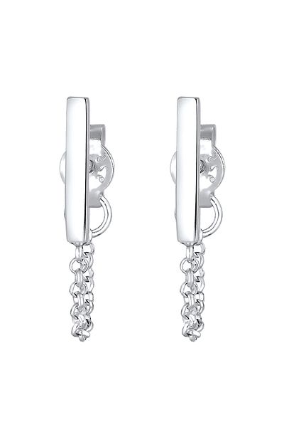 ELLI Ohrringe Kette Trend Geo Basic 925 Ayar Gümüş