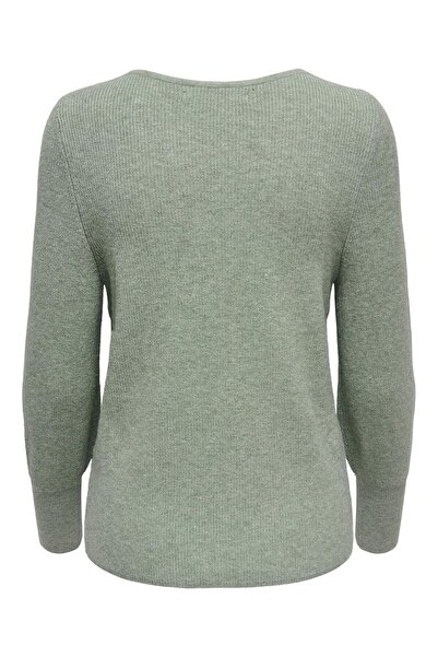 ONLY Frauen Pullover 15230147 Onlatıa V-ausschnitt Manschette Knt