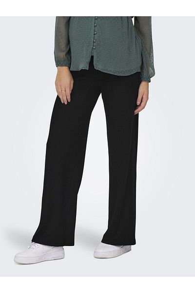 ONLY MATERNITY Hose Mit Weitem Beinschnitt Olmemma Hohe Taille Normal Geschnitten Hose Mit Weitem Beinschnitt
