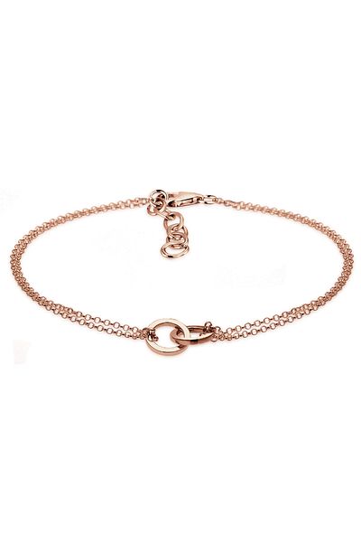 ELLI Geo Minimal 925 Sterling Silber Armband – Damen-Kreis