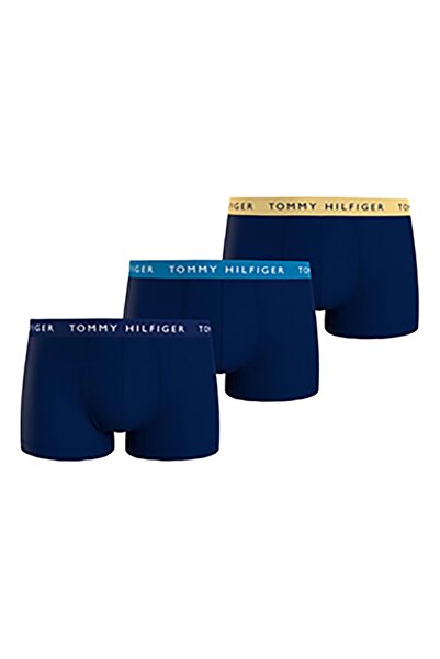 Tommy Hilfiger Erkek Dokuma Kumaş Normal Bel Düz Model Çok Renkli Boxer UM0UM02324-0X0