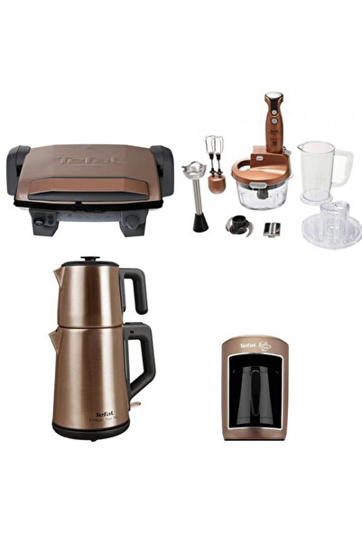 TEFAL Elektro Set Bakır Elektronik Çeyiz Seti Rose Gold