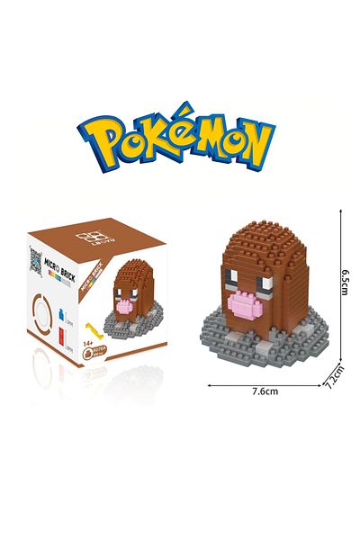 ThreeMB Toys بوكيمون 3لغز الجزء كتلة ديجليت