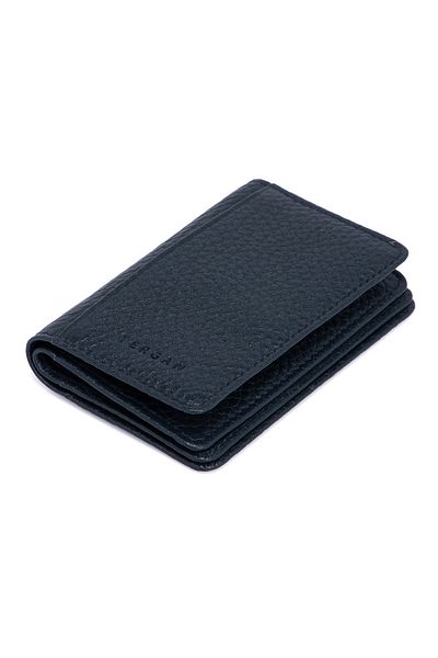 Tergan Δερμάτινη θήκη για κάρτες Unisex Navy Blue 01601a38