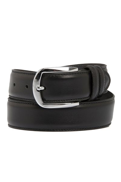 Tergan Black Leather Men's Belt 00301d33