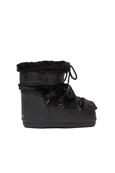 MOON BOOT حذاء نسائي قصير للثلج من Mb Icon Low Faux Fur
