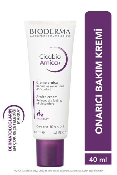 Bioderma Yetişkin ve Çocuklar İçin Cilt Bariyer Onarıcı Yüz, Vücut Bakım Cicabio Arnica+ Kremi 40 Ml