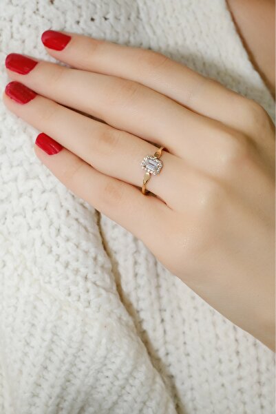 aytekgold Baget Yüzük 8 ayar