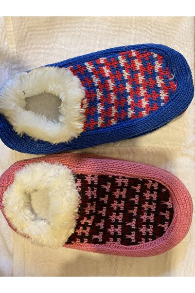Leydi Terlik Ev Içi Panduf Iç Ve Dıs Kenar Tüylü Min 2ciftli Paket Satılır Renkler Assortili