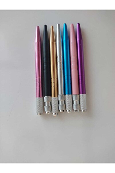 NEF Microblading Kalemi Kalıcı Makyaj 3d Uygulaması Tek Başlı Gümüş