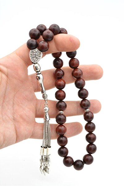 Murty99 Silver Plated Tasseled Globe Cut Giant Size Blood Tree Rosary