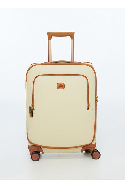 Bric's Brıcs Creme Unisex Hard Suitcase mit Rakel BBJ15290.014 Firenze Trly 55cm