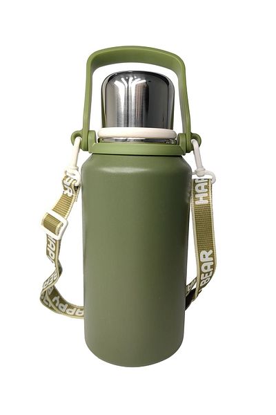 Weather Forecast 316 L Steel Green for Camping Picnic 1200 ml Hot Cold Water Bottle Drinker cin477sy