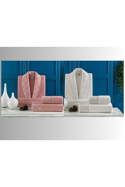 VOLENKA GALAXY 6 PIECE FAMILY BATHROBE SET