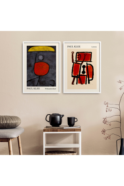 HOMEPACK Set de două set de pictură înrămată Poster Painting double07