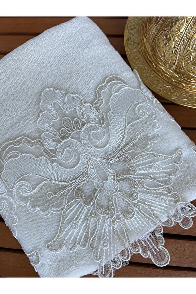 Çeyiz Bahçesi Liya подвійний оксамитовий рушник для рук 50 × 90