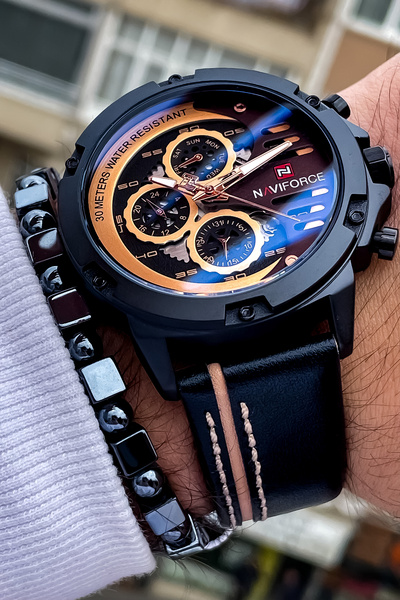 Naviforce Tüm fonksiyonları aktif Yeni sezon naviforce erkek kol saati