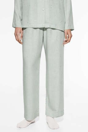 Oysho Y ld z desenli uzun pijama alt Fiyat Yorumlar Trendyol