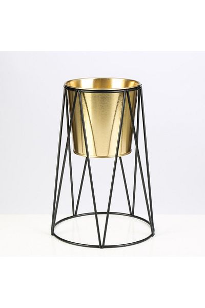 Vitale 2 16*16*22 cm Metal Flower Pot
