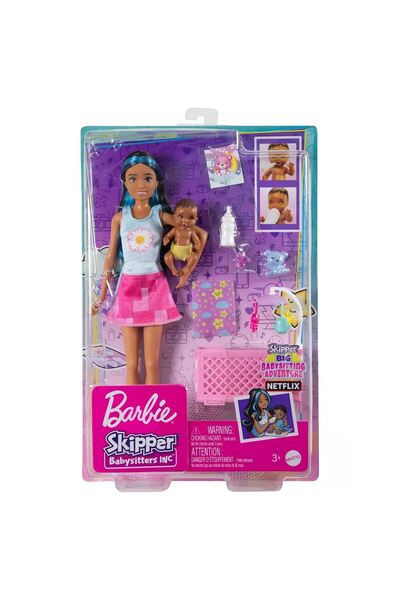 mattel Barbie Bebek Bakicisi Bebe§i Ve Aksesuarlari Oyun Setleri M