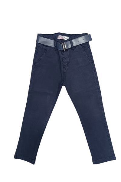 The Coffee Kids Pantaloni pentru băiat cu buzunar Fleto bleumarin