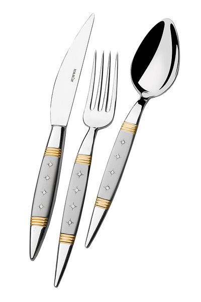 Narin Havana Series - Matte Gold - 89 Piece Cutlery Set
