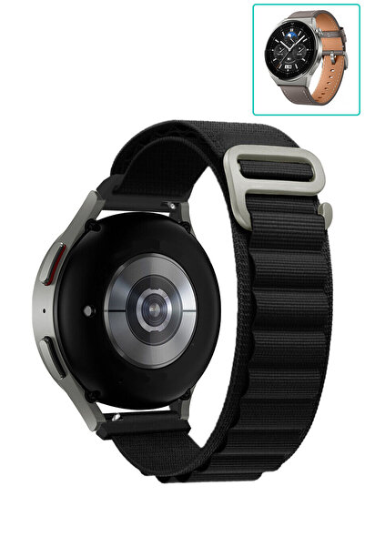 Tagomoon Huawei Watch Gt3 Pro 46mm Uyumlu Kordon Alpine Loop Döngü Spor Kayış