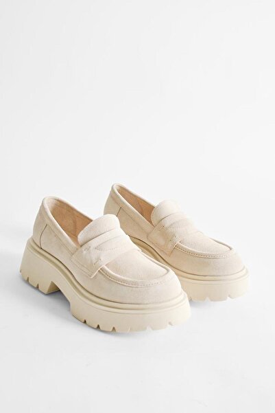 Shoes & More OFFRE - Bej Süet - Loafer