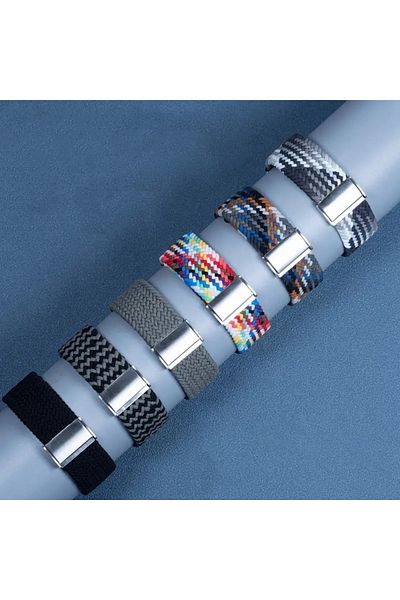 Clemon Huawei Watch Ultimate - حبل مرن مع مشبك معدني مقاس 22 مم متوافق مع Watch Buds