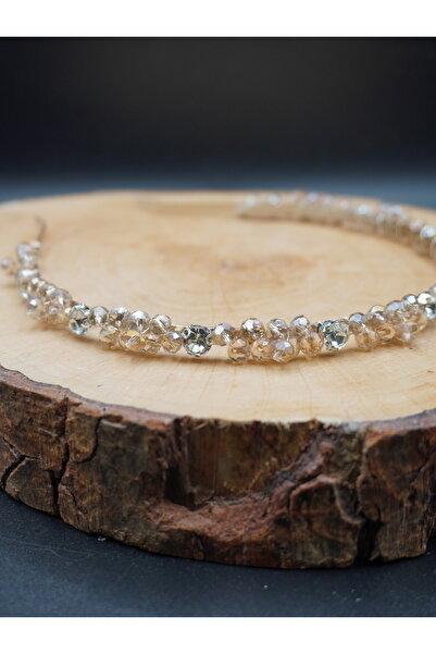 gelinmz Πλήρως χειροποίητο κομψό και κομψό στέμμα γάμου και αρραβώνων και αξε...