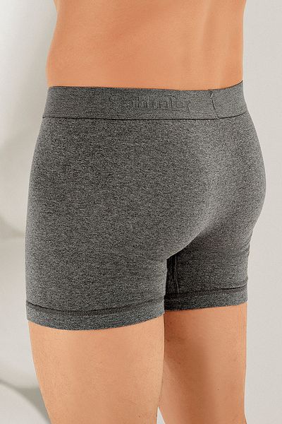 Şahinler Cotton/lycra Men's Boxer Dark Gray Color Me031-k.gra