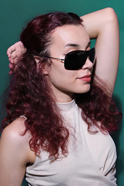 CALDİNİ نظارات شمسية مستقطبة معدنية سوداء للجنسين CS110 C2