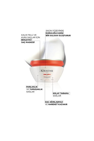 Kerastase Nutritive Masquintense RicheUltra Concentrated Rich Moisturizing Hair Mask 200 ml-Beauty Bar-515849