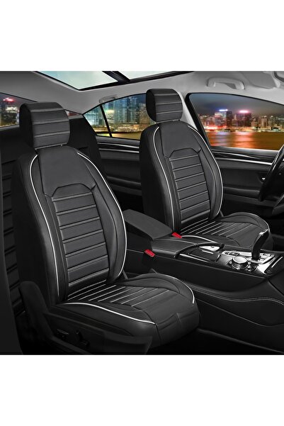 ASYASHOP طقم غطاء مقعد السيارة الجلدي المتوافق مع Nissan X Trail من الأمام وا...