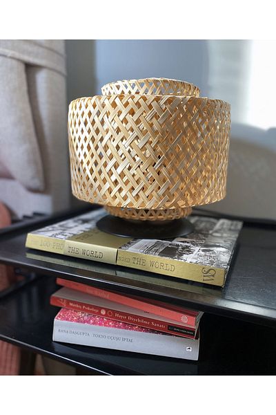 did homeware Bamboo Table Lamp - Sinnerlig and Decorative Lampshade