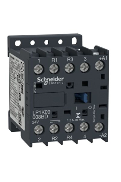 SCHNEIDER Tesys K Kontaktör 4P 20A Ac1 24Vdc 2Na2Nk LP1K09008BD