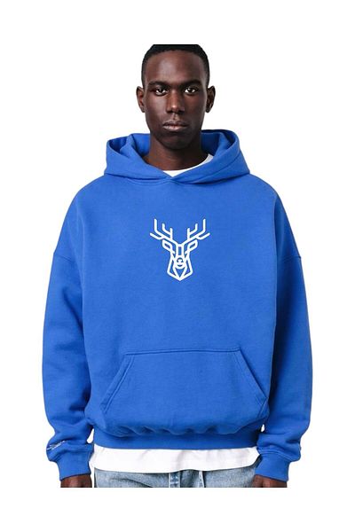 BENROMA DEER PRINTED OVERSIZED UNISEX SWEAT