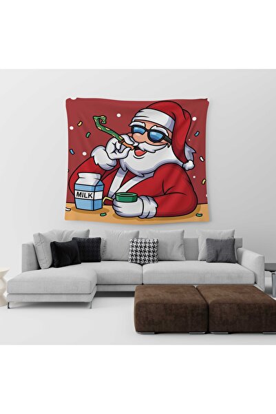Alban Home Yılbaşı Temalı Dijital Baskı Duvar Örtüsü NW22-TP-48