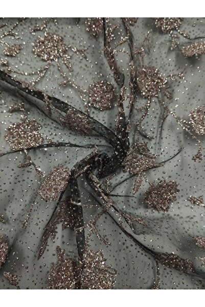 Bursa Kumaş Simli Abiyelik Tül Kumaş