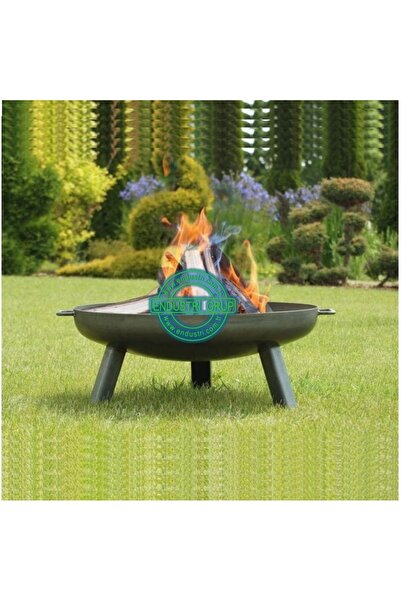 ENDÜSTRİ GRUP - Ø600 mm Kamp Bahçe Ateş Çukuru Barbekü Mangal ızgarası Isıtma...