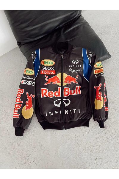 Touz Streetwear Unisex Lined Vintage Racer Bomber Jacket