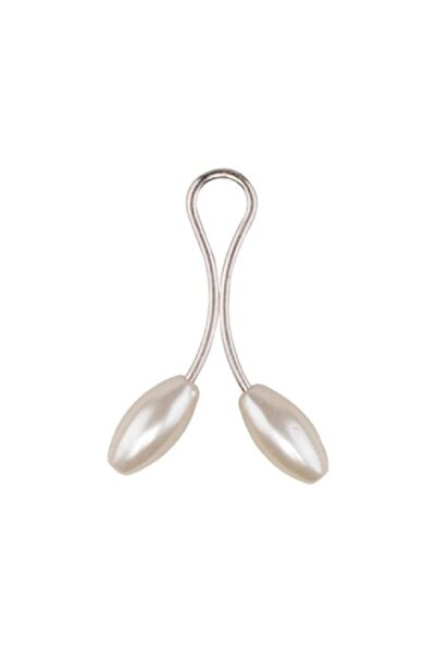 BenimMarifetlerim مشبك وشاح أبيض اللون 6 قطع