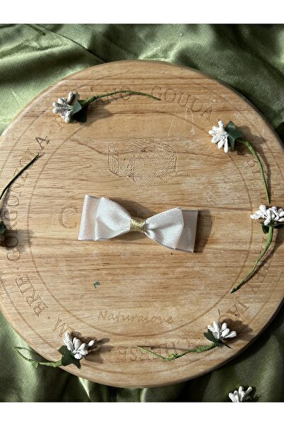 MeloKids مشبك مشبك من الشاش والشيفون بلون اللؤلؤ