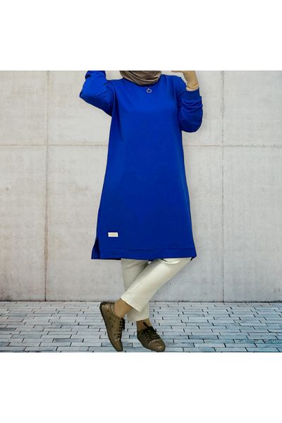 GGMM BATTAL EMBROIDERED COMPACT FABRIC LUXURY TUNIC