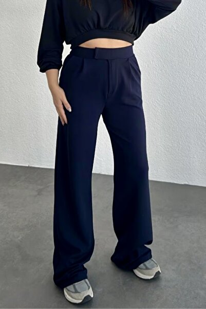 bb butik basic Palazzo Fabric - Velcro Cut Trousers