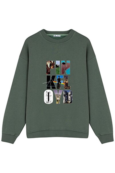 GreenMint للجنسين مقاس كبير عرق وردي فلويد ريترو