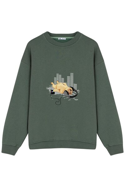 GreenMint للجنسين مقاس كبير عرق الصلصال من Music_OE1740