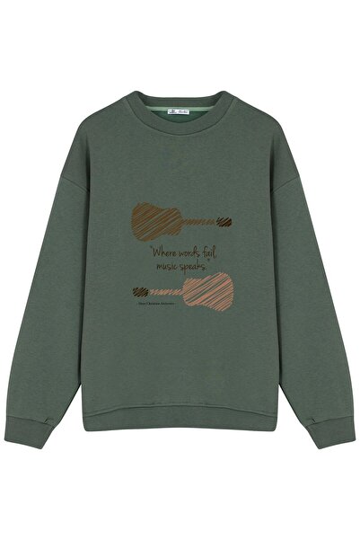 GreenMint جيتار رياضي كبير الحجم للجنسين مع اقتباس مشهورحيث يكسر الكلمات، خطا...